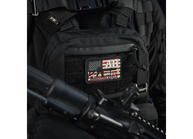 Нашивка M-Tac AR-15 American Rifle Black/GID Фото 2